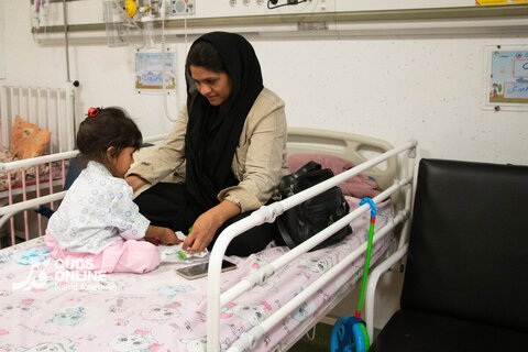 بیمارستان کودکان اکبر مشهد در موج جدید آنفلوآنزا _ کرونا