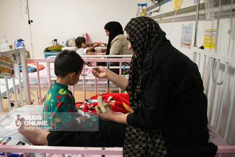 بیمارستان کودکان اکبر مشهد در موج جدید آنفلوآنزا _ کرونا