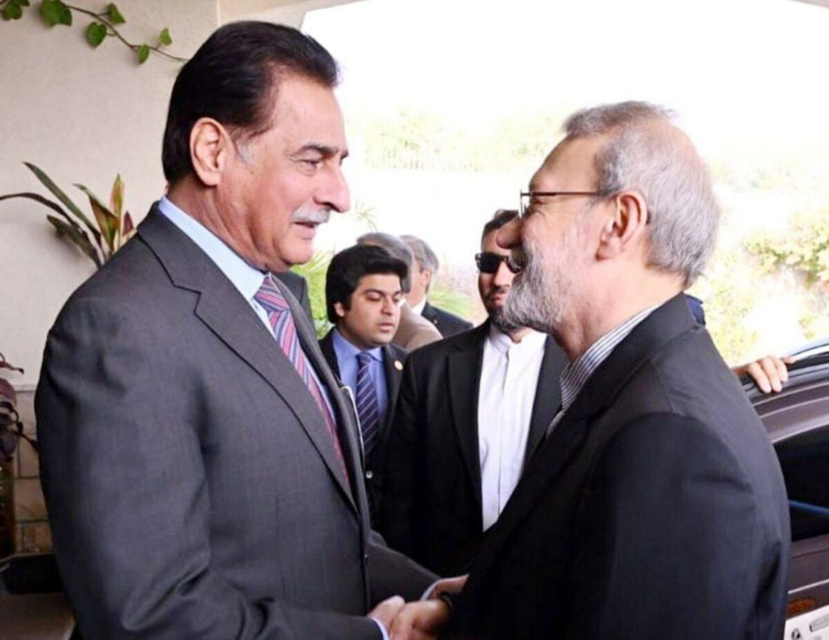 رئیس مجلس پاکستان در دیدار با لاریجانی : روابط دوجانبه با ایران به مرحله‌ای مهم رسیده است