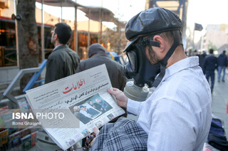 عکس روز | آلودگی هوا در مرز بحران