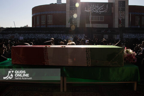 گزارش تصویری | تشییع و تدفین شهید گمنام در زائرسرای رضوی