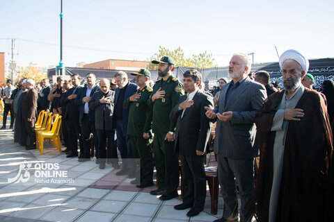 گزارش تصویری | تشییع و تدفین شهید گمنام در زائرسرای رضوی