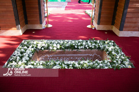 گزارش تصویری | تشییع و تدفین شهید گمنام در زائرسرای رضوی