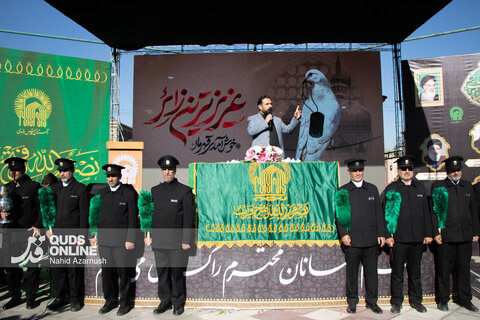 گزارش تصویری | تشییع و تدفین شهید گمنام در زائرسرای رضوی