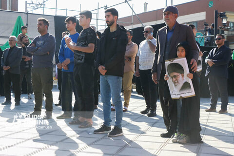 گزارش تصویری | تشییع و تدفین شهید گمنام در زائرسرای رضوی