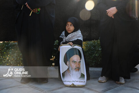 گزارش تصویری | تشییع و تدفین شهید گمنام در زائرسرای رضوی