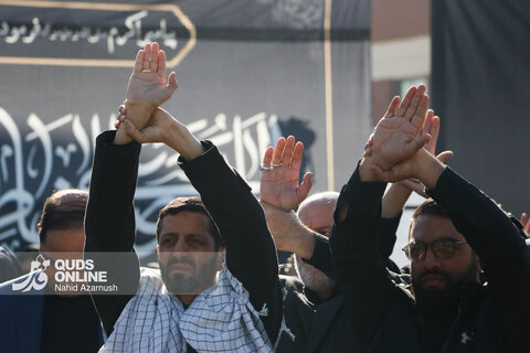 گزارش تصویری | تشییع و تدفین شهید گمنام در زائرسرای رضوی