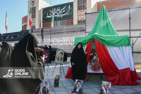 گزارش تصویری | تشییع و تدفین شهید گمنام در زائرسرای رضوی