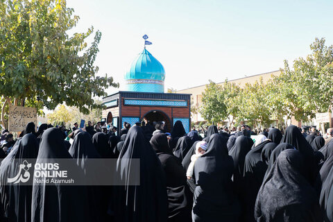 گزارش تصویری | تشییع و تدفین شهید گمنام در زائرسرای رضوی