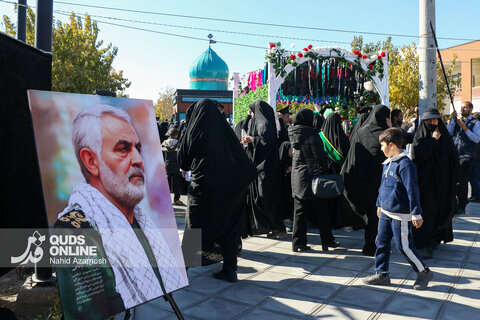 گزارش تصویری | تشییع و تدفین شهید گمنام در زائرسرای رضوی