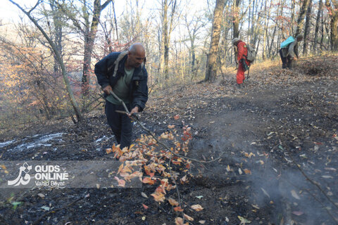 گزارش تصویری | آتش در گلستان؛ هیرکانی همچنان می‌سوزد