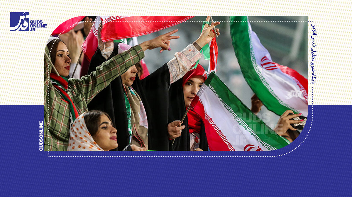 فیلم | روز متفاوت فوتبال مشهد با حضور بانوان/ بازگشت تاریخی به سکوها