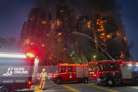 مرگبارترین آتش‌سوزی هنگ کنگ در دهه‌های اخیر