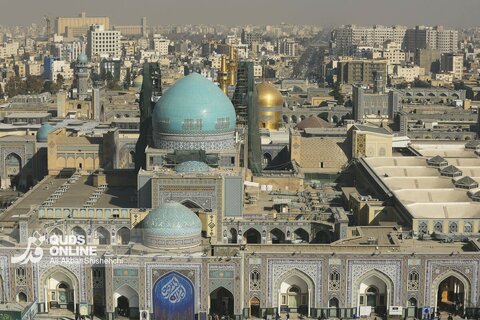 گزارش تصویری | اقامه نماز طلب باران در حرم مطهر رضوی