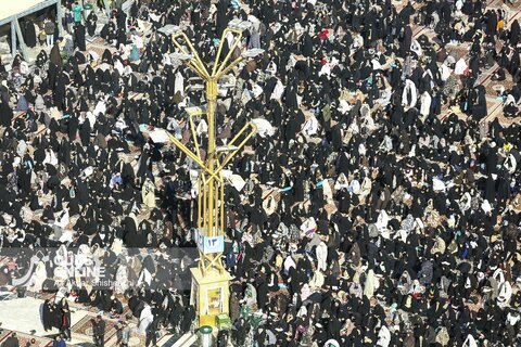 گزارش تصویری | اقامه نماز طلب باران در حرم مطهر رضوی