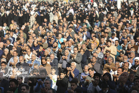 گزارش تصویری | اقامه نماز طلب باران در حرم مطهر رضوی