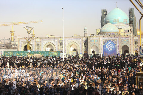گزارش تصویری | اقامه نماز طلب باران در حرم مطهر رضوی