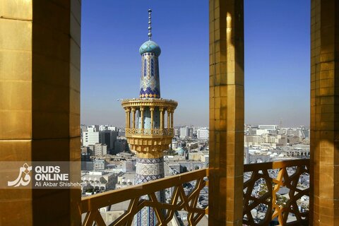 گزارش تصویری | اقامه نماز طلب باران در حرم مطهر رضوی