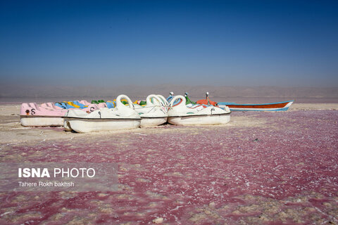 خشک شدن دریاچه مهارلو - شیراز