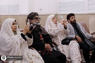 دلدادگی بازیگر برجسته پاکستانی در حرم امام رضا (ع)