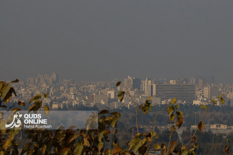 گزارش تصویری | هوای آلوده؛ سهم شهر از پاییز بی باران