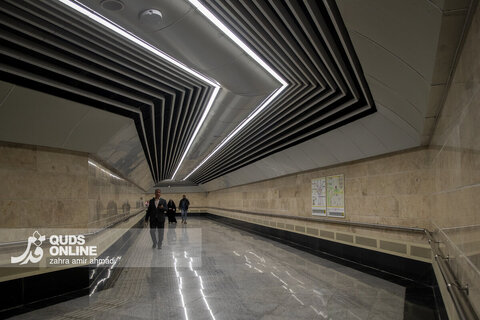 آیین بهره برداری از ایستگاه مترو مریم مقدس (س)