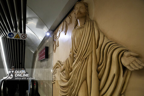 آیین بهره برداری از ایستگاه مترو مریم مقدس (س)