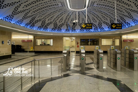 آیین بهره برداری از ایستگاه مترو مریم مقدس (س)