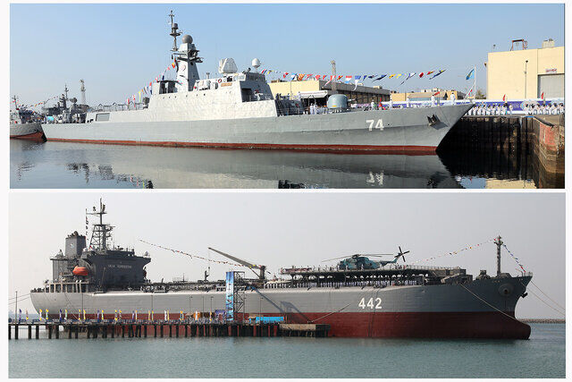 الحاق پایگاه شناوری «کردستان» و رونمایی دوباره ناوشکن «سهند» در نیروی دریایی ارتش