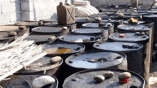 پاک‌سازی یکی از بزرگ‌ترین مراکز دپوی قاچاق سوخت در جنوب کرمان