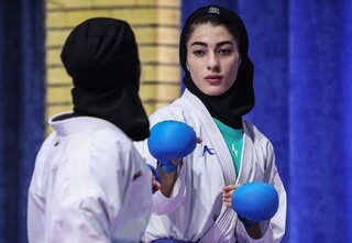 آتوسای کاراته ایران تاریخ ساز شد،جلوس گلشاد نژاد روی سکوی قهرمانی جهان