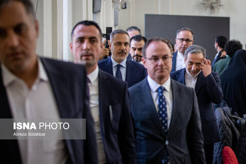 دیدار وزیر خارجه ترکیه با وزیر خارجه ایران