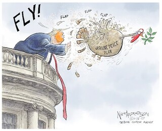 کاریکاتور جنجالی ترامپ خبرساز شد