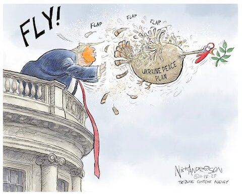 کاریکاتور جنجالی ترامپ خبرساز شد