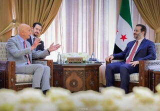 دیدار فرستاده ویژه آمریکا با وزیر خارجه دولت موقت سوریه