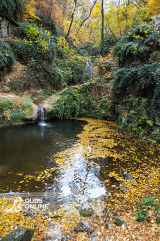 گزارش تصویری | طبیعت زیبای پاییزی آبشار لُوه - گلستان