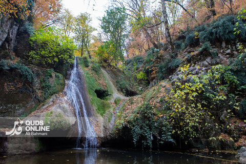 گزارش تصویری | طبیعت زیبای پاییزی آبشار لُوه - گلستان