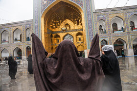 گزارش تصویری | بارش رحمت الهی در حرم مطهر رضوی