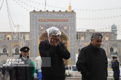 گزارش تصویری | بارش رحمت الهی در حرم مطهر رضوی