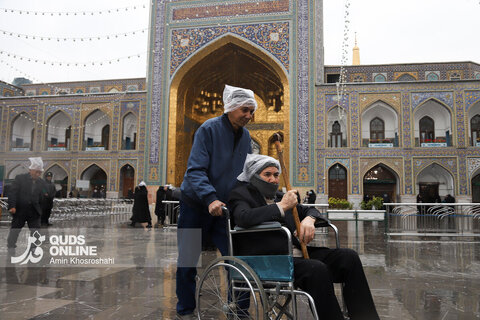 گزارش تصویری | بارش رحمت الهی در حرم مطهر رضوی