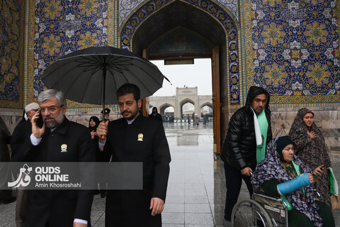 گزارش تصویری | بارش رحمت الهی در حرم مطهر رضوی