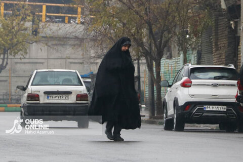 گزارش تصویری | نخستین باران پاییزی