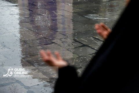 گزارش تصویری | بارش رحمت الهی در حرم مطهر رضوی