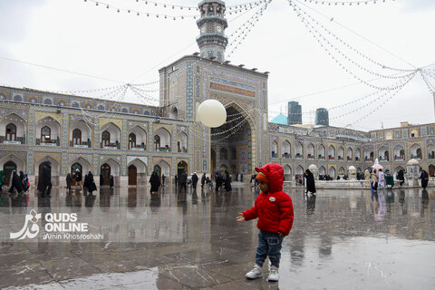 گزارش تصویری | بارش رحمت الهی در حرم مطهر رضوی