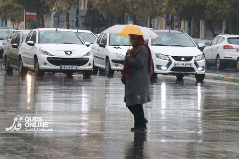 اولین باران پاییزی فقط مقداری از غلظت آلودگی هوای مشهد کم کرد