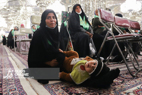 گزارش تصویری | تشرف گروهی زائرین توان‌یاب به حرم مطهر رضوی