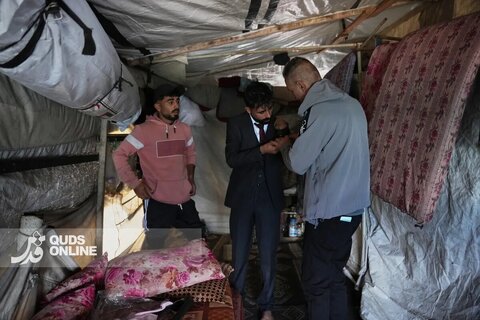 مراسم ازدواج زوج‌های فلسطینی در آتش‌بس شکننده غزه