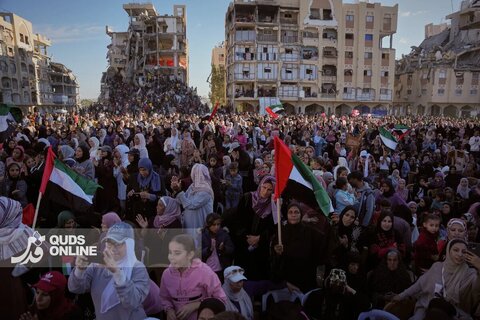 مراسم ازدواج زوج‌های فلسطینی در آتش‌بس شکننده غزه