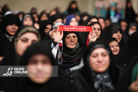 دیدار هزاران نفر از زنان و دختران با رهبر انقلاب