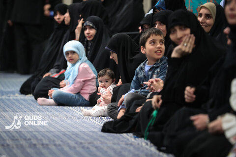 دیدار هزاران نفر از زنان و دختران با رهبر انقلاب